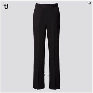 Uniqlo +J Jil Sander Wool Slim Pants BLACK Size 4